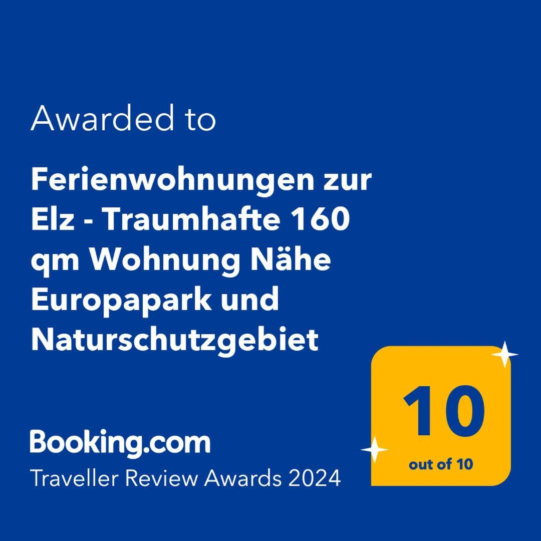 Ferienwohnungen Zur Elz - Traumhafte 160 Qm Wohnung Mit Pool Und Garten Naehe Des Europaparks 卡伯尔-格拉芬豪森 外观 照片